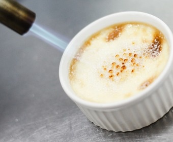 Not without my burner Burner creme brulee