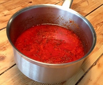 The longer it simmers, the better tomato sauce PS