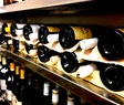 wine in wine cellar