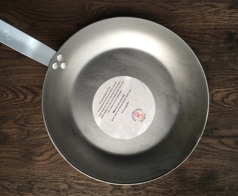 Carbon Steel pan before seasoning PS