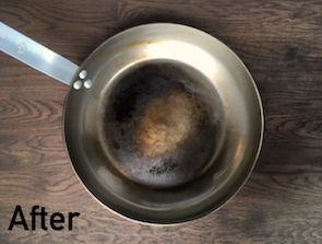 PS carbon steel frying pan – after seasoning