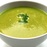 smooth, green vegetable soup PS