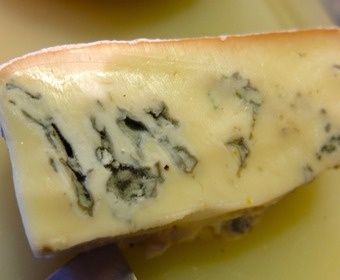 A slice of umami Blue cheese PS