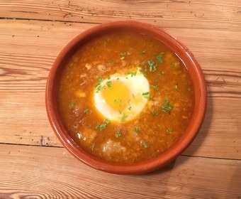 Rustic garlic soup PS