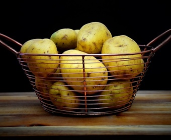 Scrub rather than peel Prepare potatoes