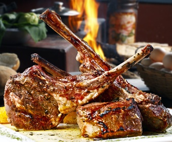 Lamb chops grill PS