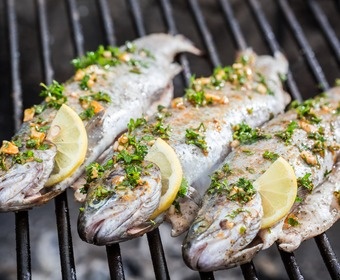 Intense heat for intense flavors whole fish on grill PS