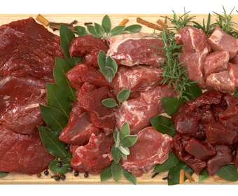 Assortment of game meat PS